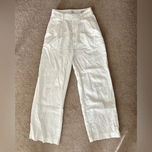 GAP Cream Linen Trousers